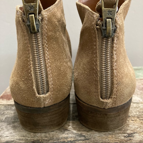 Lucky Brand Suede Ankle Boots 7.5 - Picture 4 of 9